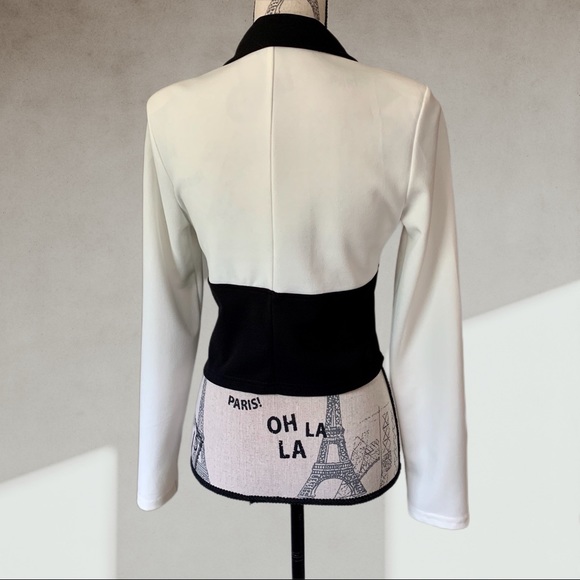 Black & white blazer SMALL - Picture 6 of 7